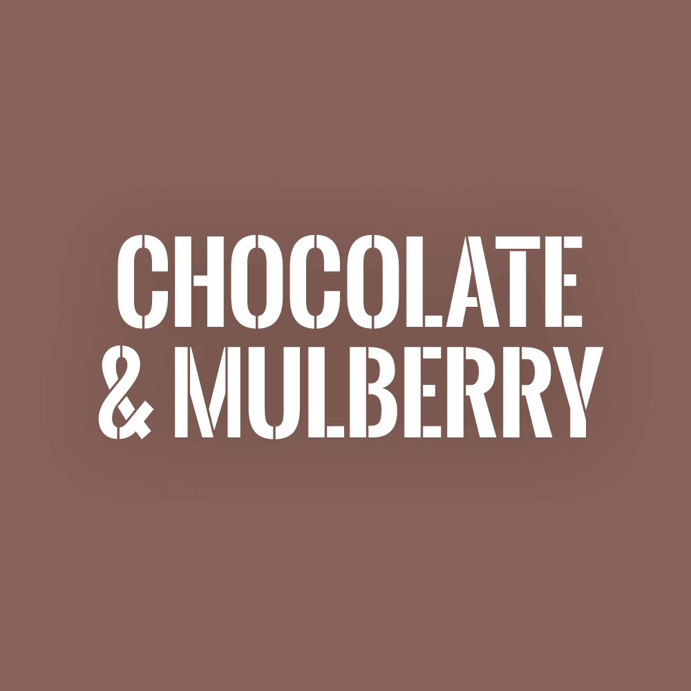  Chocolate  & mulberry 
