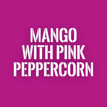  Mango with pink peppercorn 