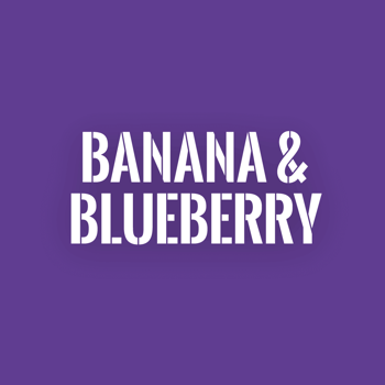  Banana & blueberry 